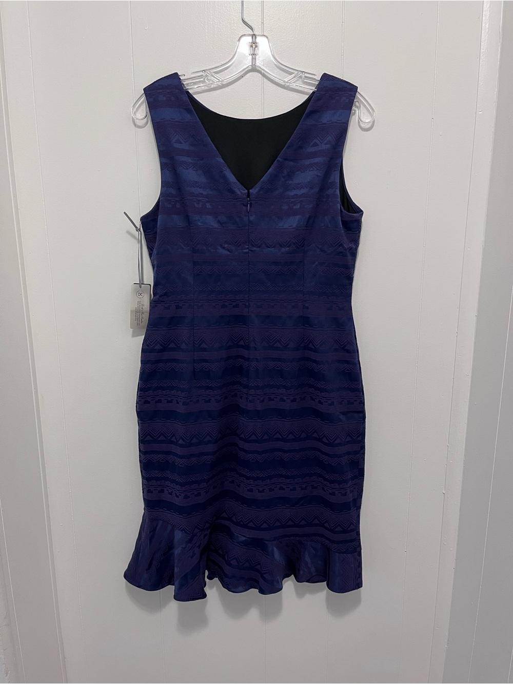 NYDJ Layla Mural Flounce Dress - Picture 5 of 12